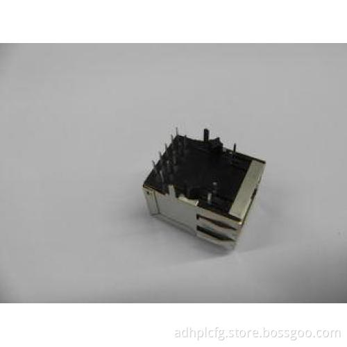 90 degree RJ45 Single Port tap-down with 10/100/1000base tr